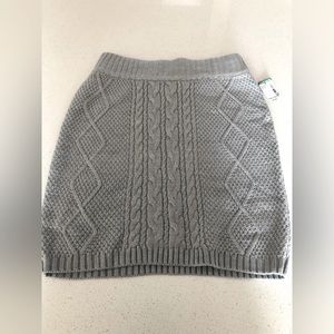 Grey Sweater Skirt from Simons